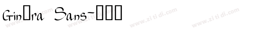 Ginóra Sans字体转换